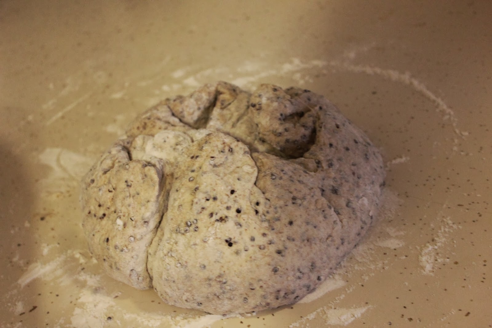UnProcessing My World Dutch Oven Artisan Quinoa Bread