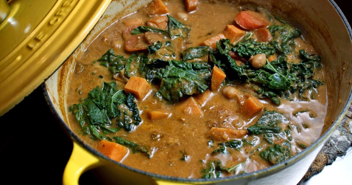 Fat and Happy Blog African Sweet Potato Almond Stew