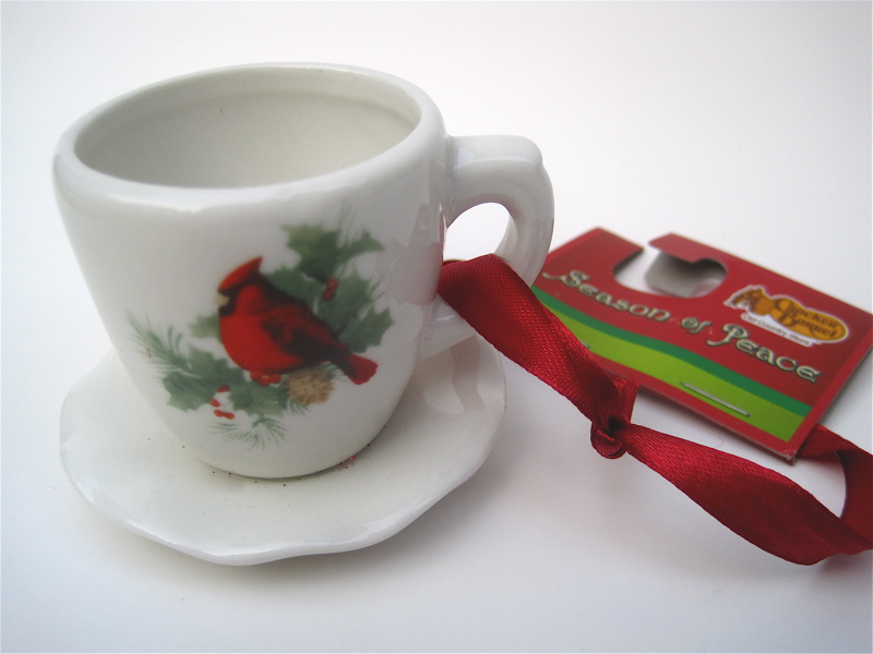 Tea With Friends It's time to look for teatime ornaments