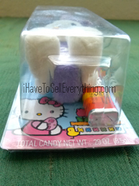 Hello Kitty Pez dispenser plush Easter Bunny lying down Hello Kitty Pez dispenser plush Easter Bunny lying down