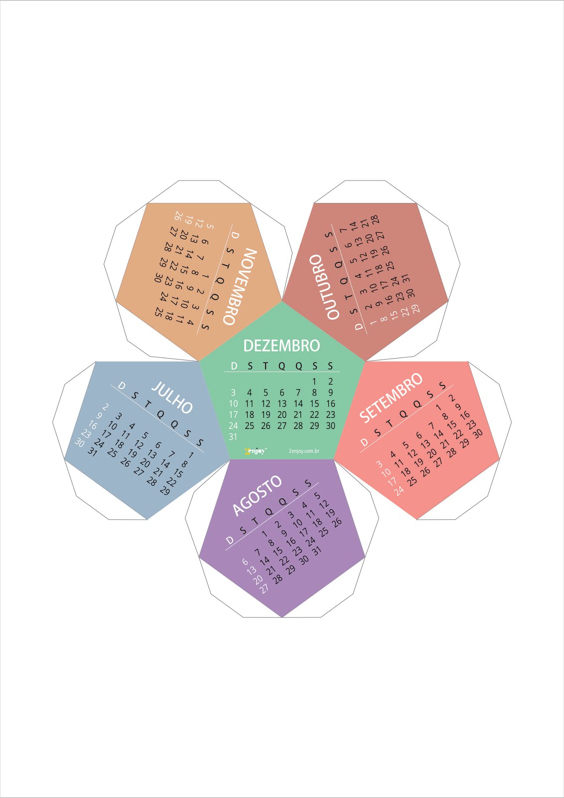 ¡Descarga tu calendario 2017 en 3D para imprimir ahora! ¡Descarga tu calendario 2017 en 3D para imprimir ahora!