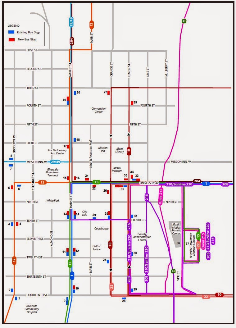 Debating the Proposed RTA Bus Routing through Downtown Riverside and Corona