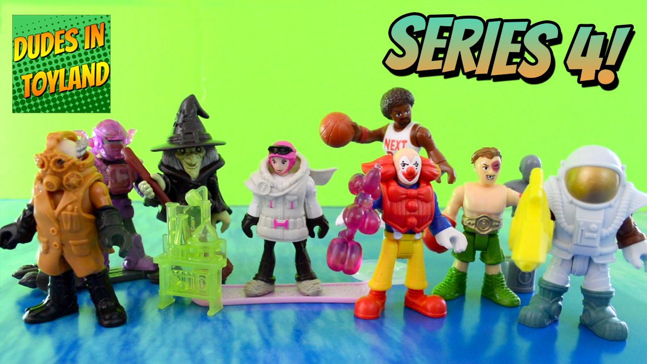 Imaginext Blind Bag Series 4 Pick one NEW individual bb Clown Witch Space Boxer 