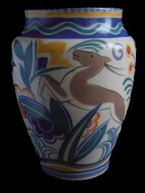 Poole Pottery Art Deco Vase 213 TZ