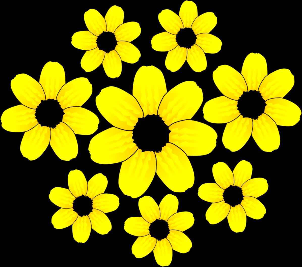 Yellow Flower Clipart Clipart Kid Yellow Flower Clipart Clipart Kid
