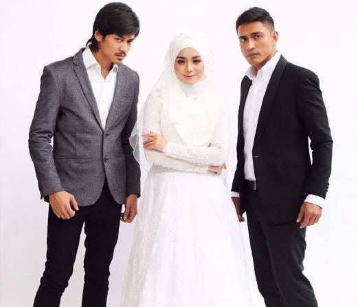 Gambar drama cinta si wedding planner tv3, gambar mira filzah sebagai Zara Batrisya, gambar Adi Putra sebagai Fariz Adryan, gambar Fadlan Hazim Anuwar sebagai Bazil / Bazli, foto cinta si wedding planner