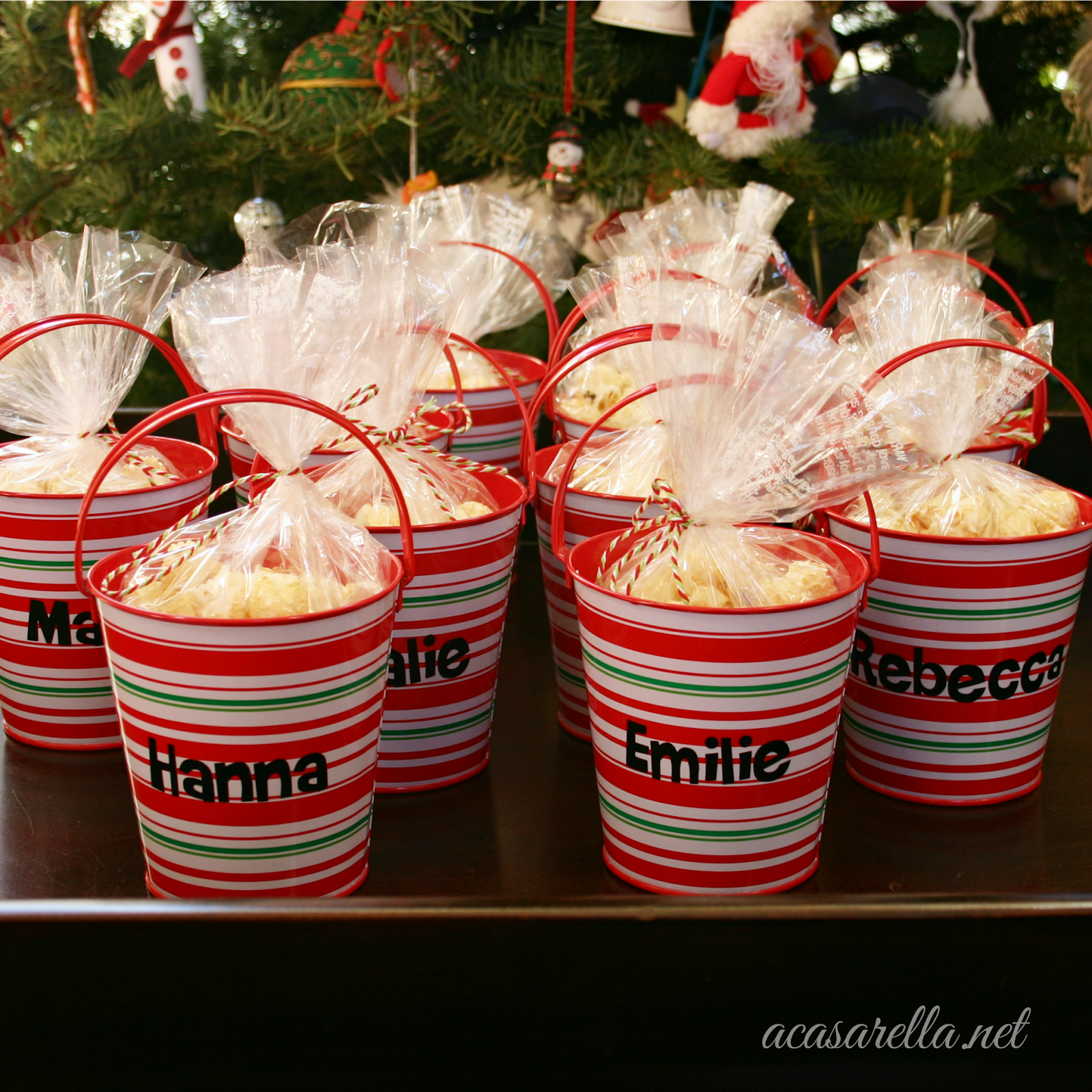 Holiday Popcorn Buckets 'A Casarella