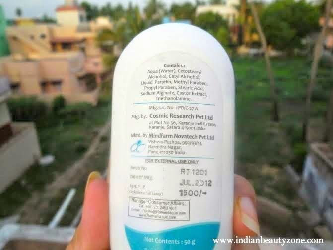 Indian Beauty Zone Romantaque Hair Minimizing Lotion Review