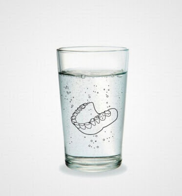 creative water glasses