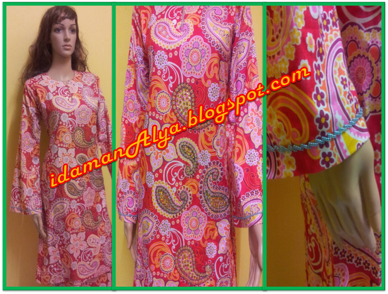 busana idamanalya baju kurung kain cotton busana idamanalya baju kurung kain cotton