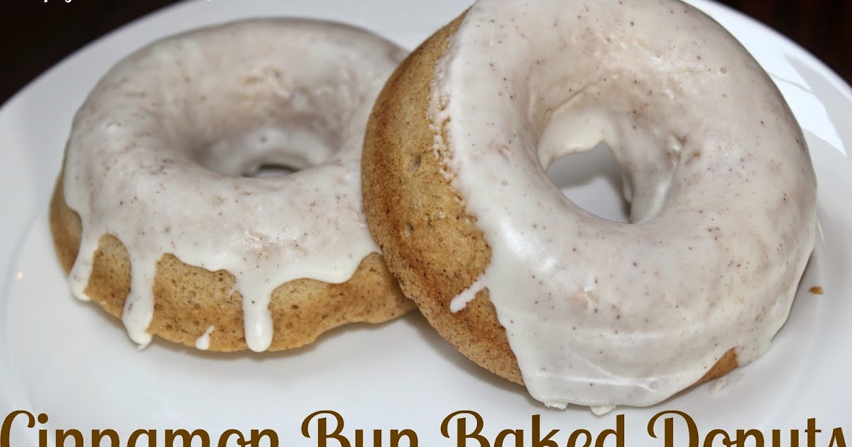 simply made with love Cinnamon Bun Baked Donuts