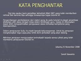 Contoh Kata Pengantar | Free Read Ebook Journal Online