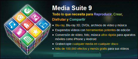 CyberLink Media Suite 9.0.0.3706 Ultra (Multi/Español - Full) CyberLink Media Suite 9.0.0.3706 Ultra (Multi/Español - Full)