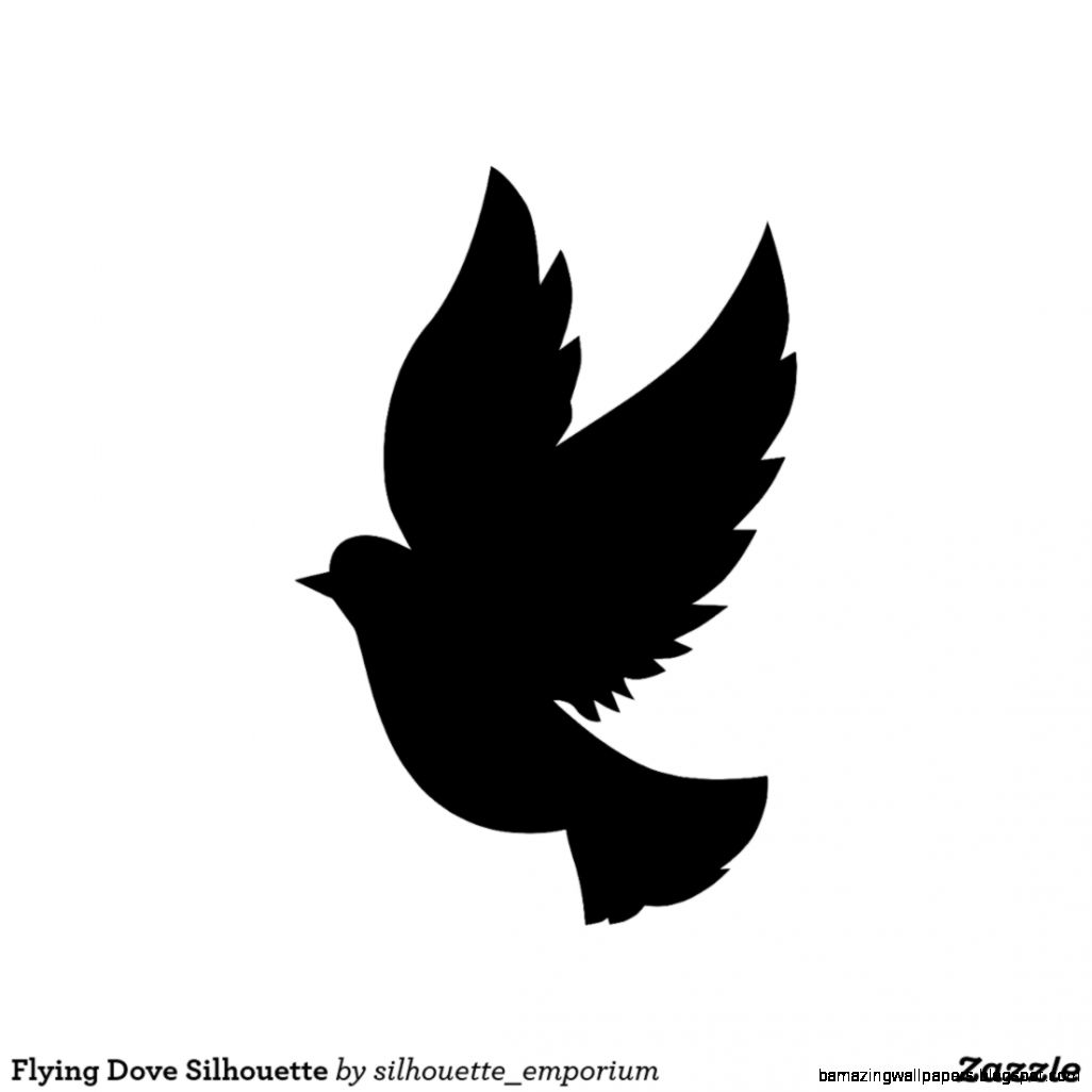 Flying Dove Silhouette Canvas Print Zazzle Flying Dove Silhouette Canvas Print Zazzle
