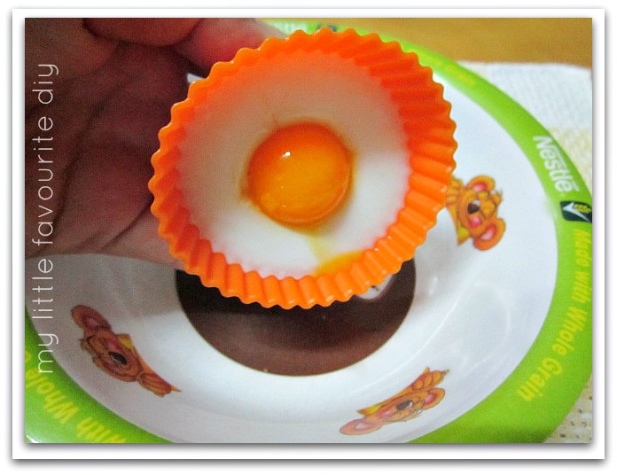 my little favourite DIY Half boiled egg jelly