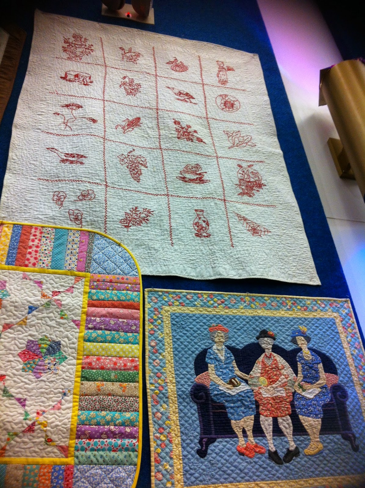 Fawson Farm Quilt Walk Trunk Show 2014