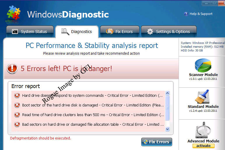 Windows Diagnostic