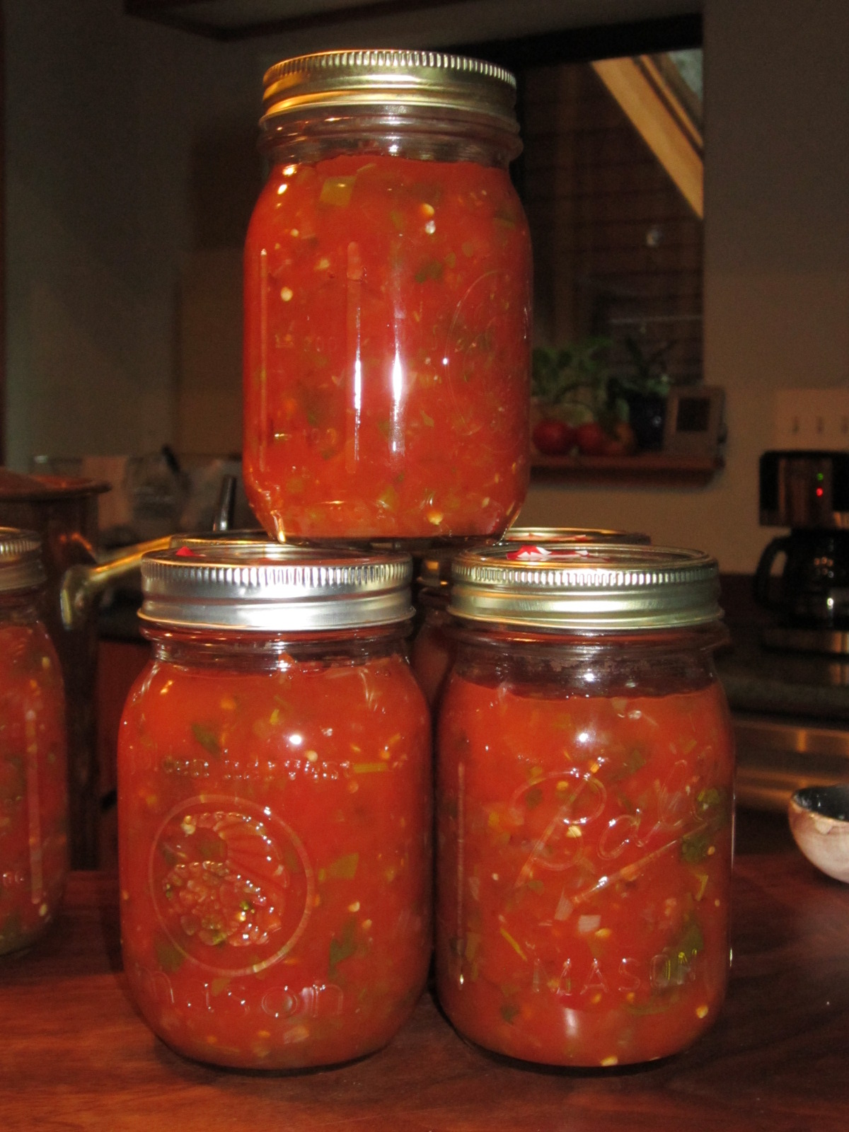 Garden Thymes Canning salsa