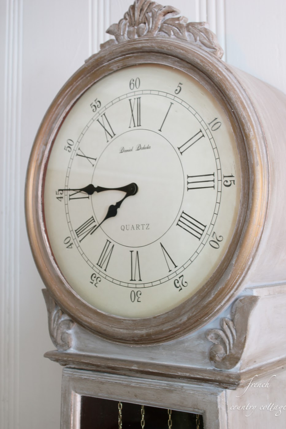 Chalkfinish paint clock DIY FRENCH COUNTRY COTTAGE