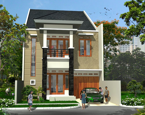 20+ Model Tiang Teras Rumah Minimalis 2 Lantai Gif
