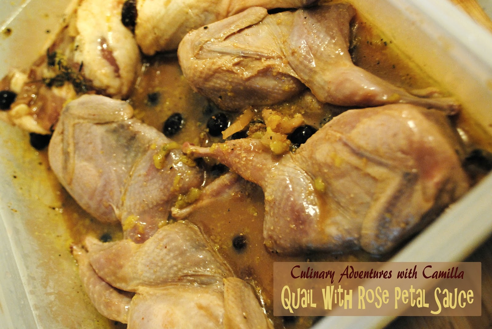 Food'N'Flix PassionIgniting Quail in Rose Petal Sauce