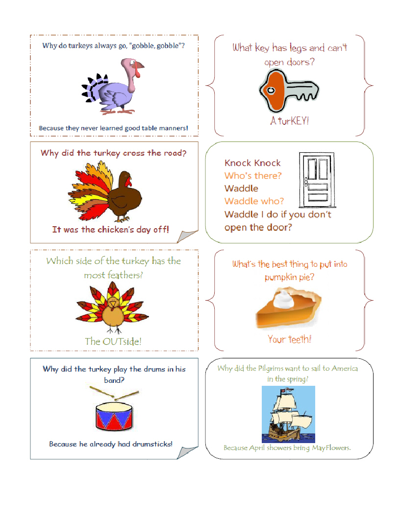 Thanksgiving jokes and riddles for adults