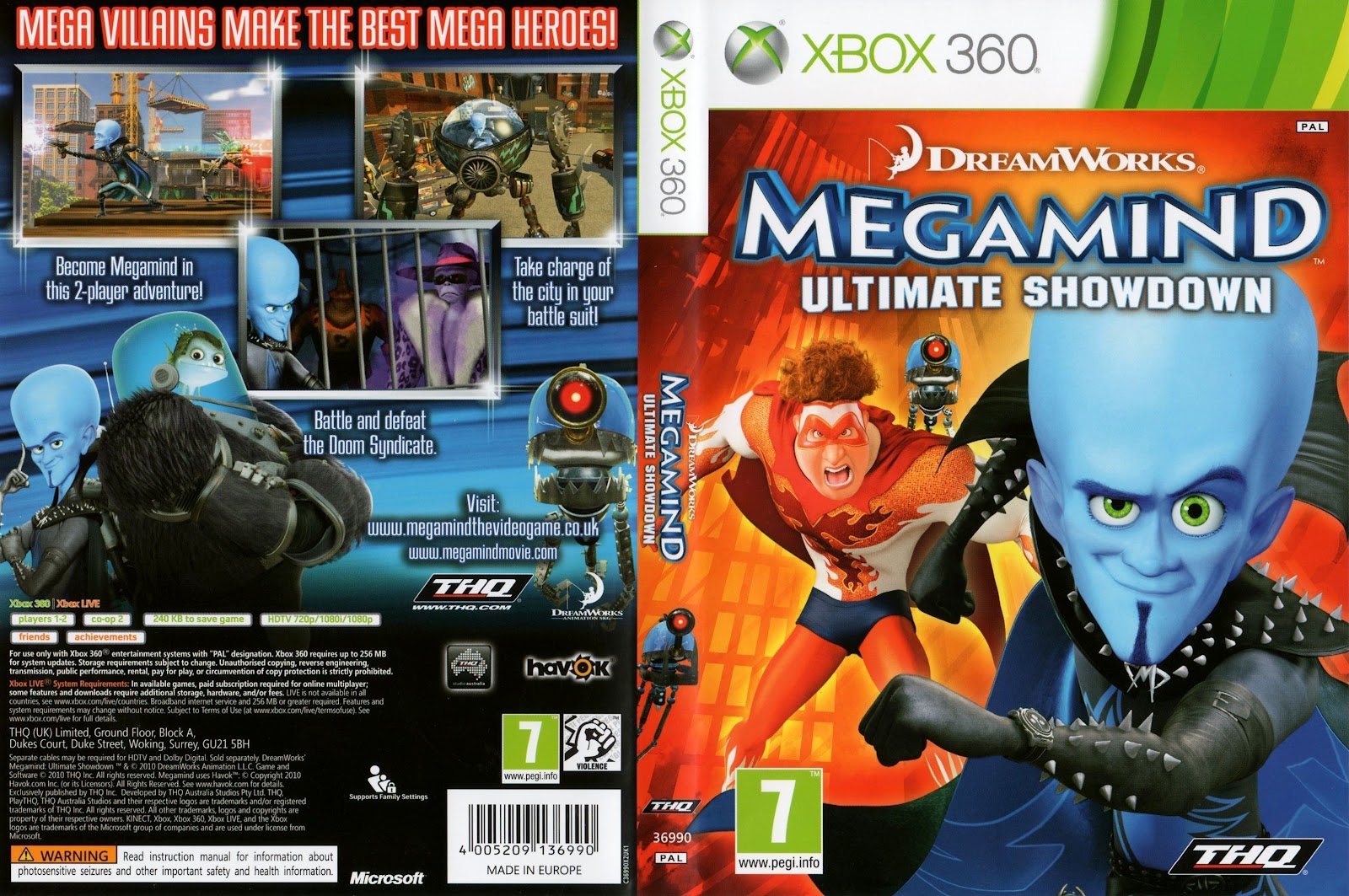 megamind ultimate showdown xbox 360