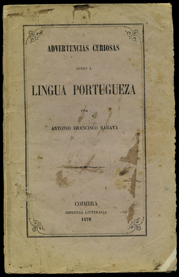 Advertencias curiosas... (A.F.Barata, 1870)