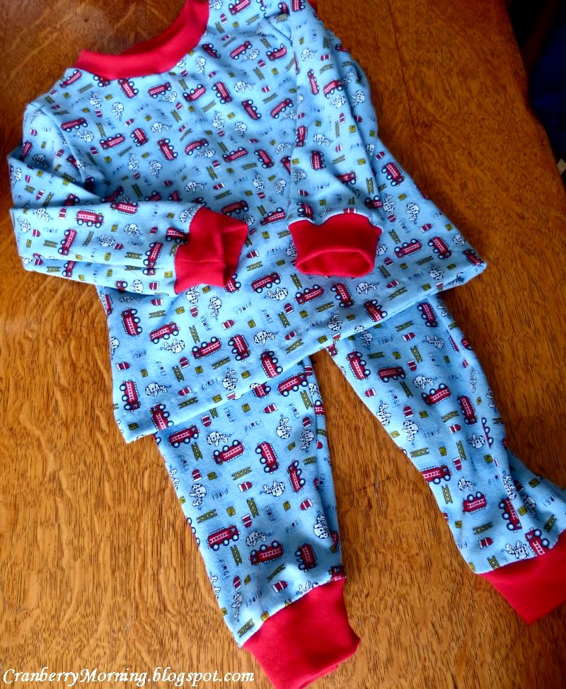 Cranberry Morning Kwik Sew Pajamas and Cotton Knits