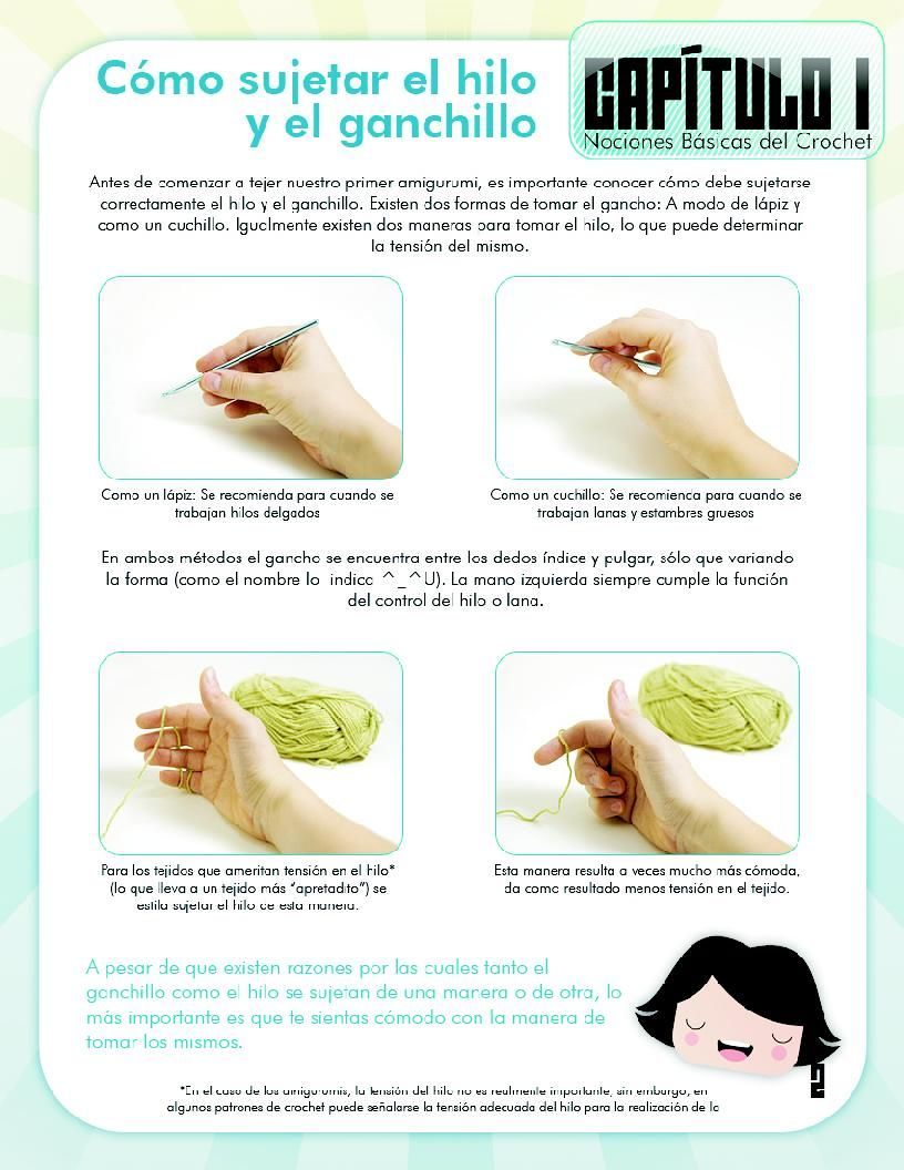 Curso basico de amigurumi ~ Crochetadas