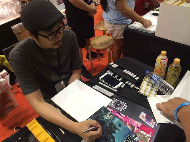 Singapore Toy, Game & Comic Convention STGCC 2015 artist alley stanley lau artgerm