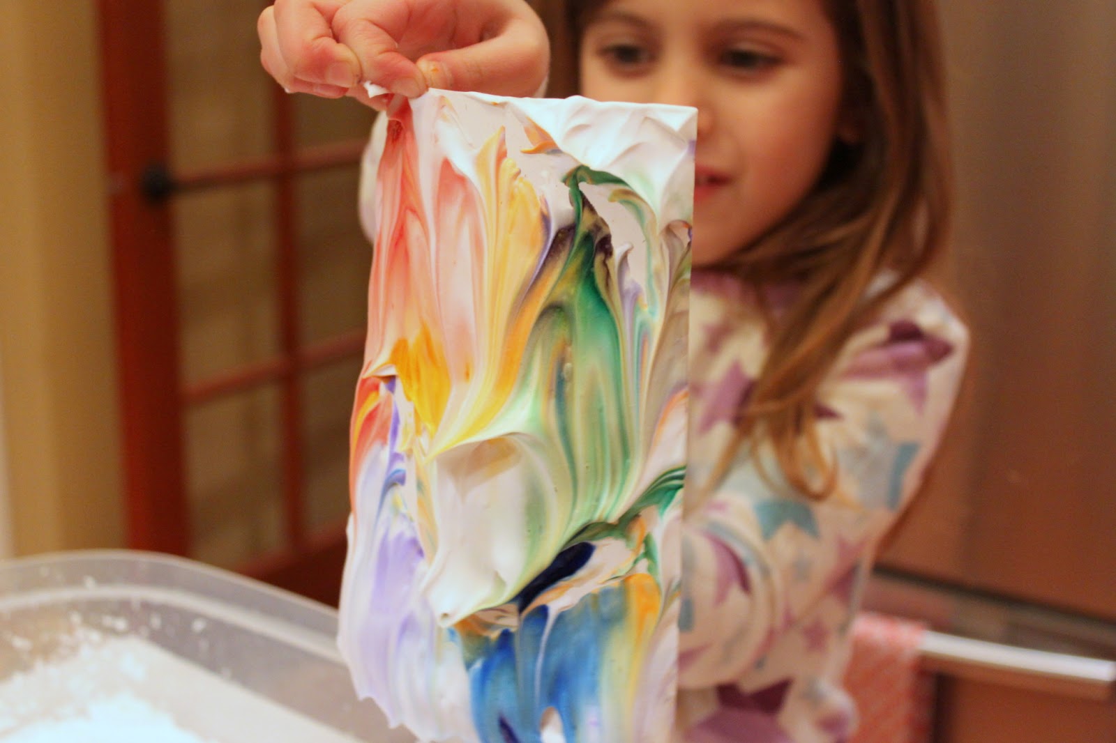 Green Owl Art Shaving Cream Prints