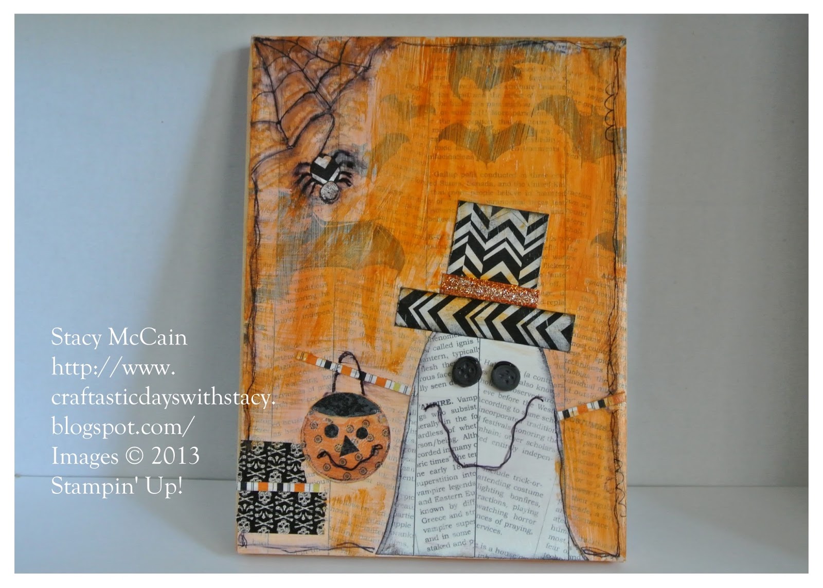 Craftastic Days with Stacy Halloween Mixed Media Lessons Learned