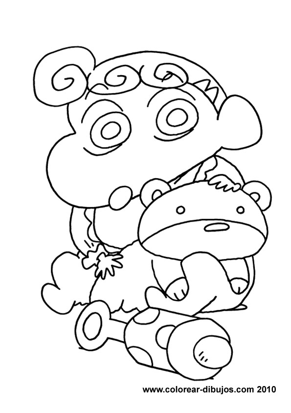 Shin Chan Coloring Pages Shin Chan Coloring Pages Coloring