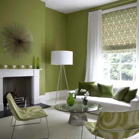Salas de color Verde - Salas de Estar - Living Room | Cómo arreglar los
