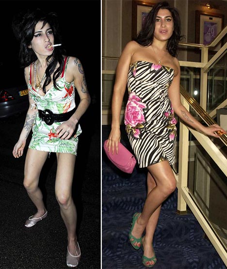 amy winehouse before and after 
