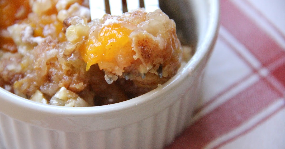My Happy Place Easy Peach Dump Cake
