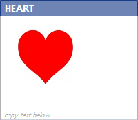 Big Heart - New Facebook Emoticon