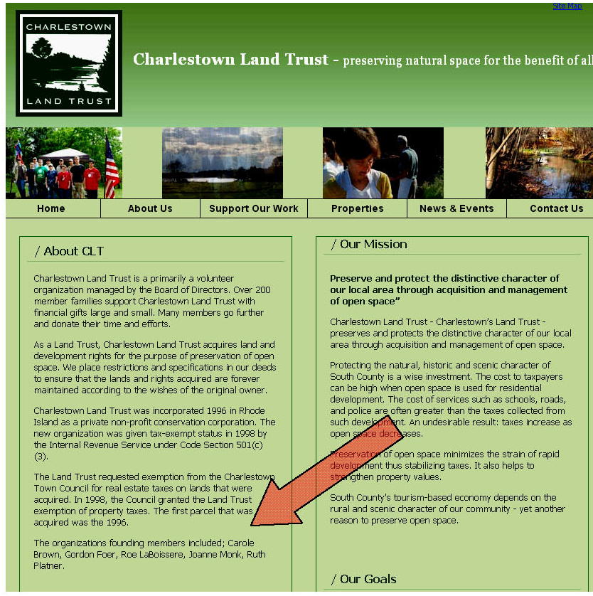 Progressive Charlestown Do Planning Commissioners Platner and Foer