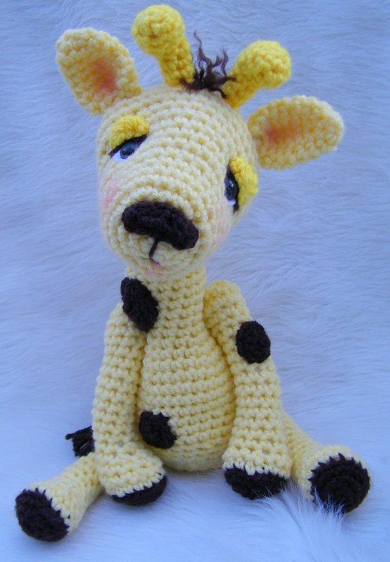 NEW CROCHET PATTERN FOR GIRAFFE EARS Crochet