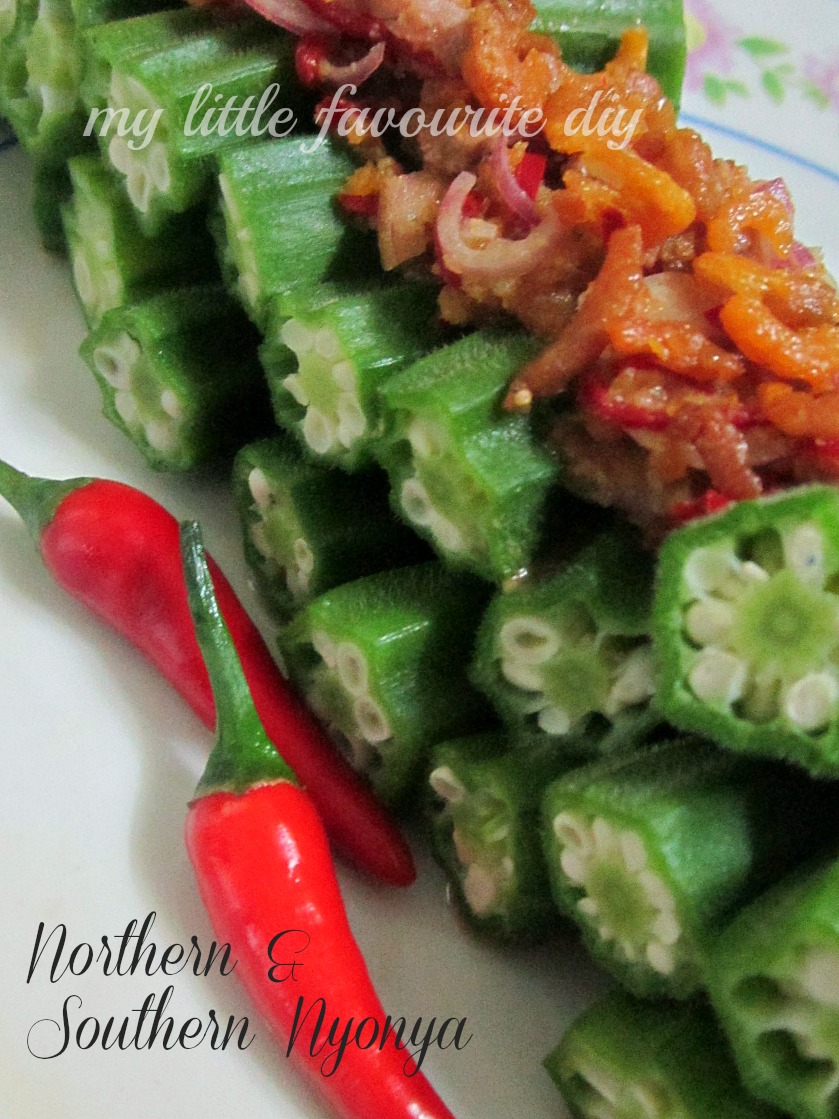 my little favourite DIY Kerabu Lady Finger for Malaysia Food Fest....凉拌羊角豆