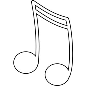 treble clef template