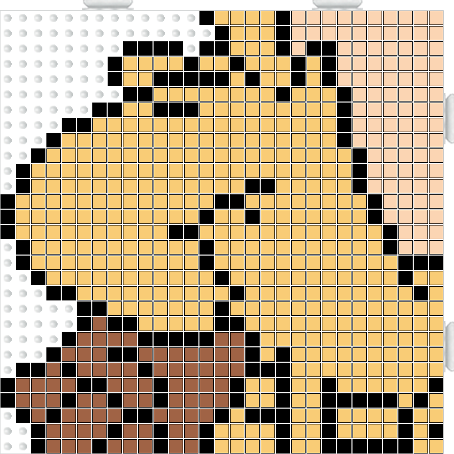 Hama Beads Inspector Clouseau