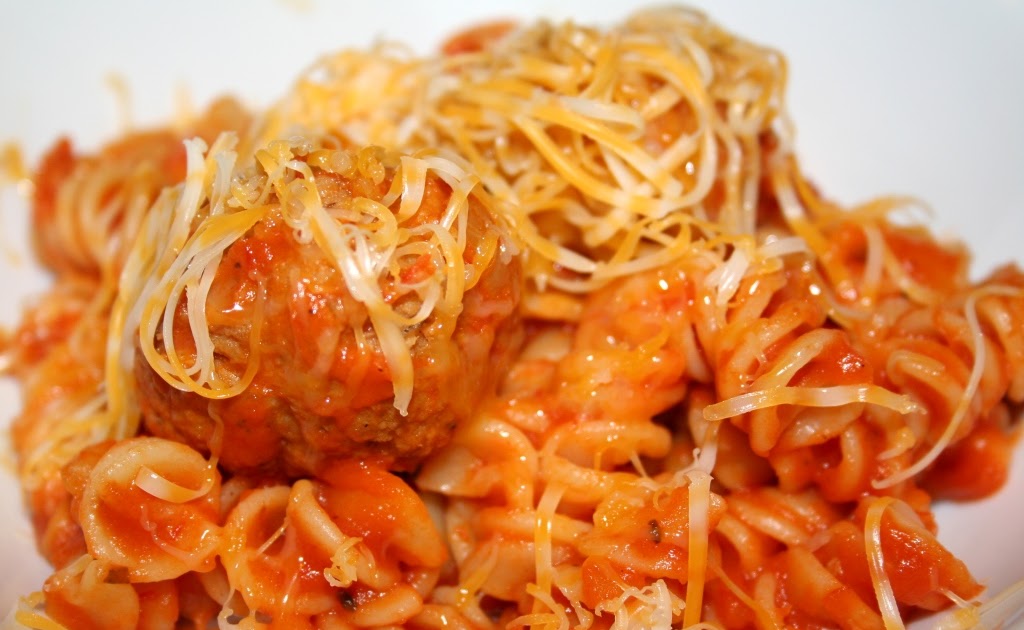 Nanay's Choice Rotini with Meatballs