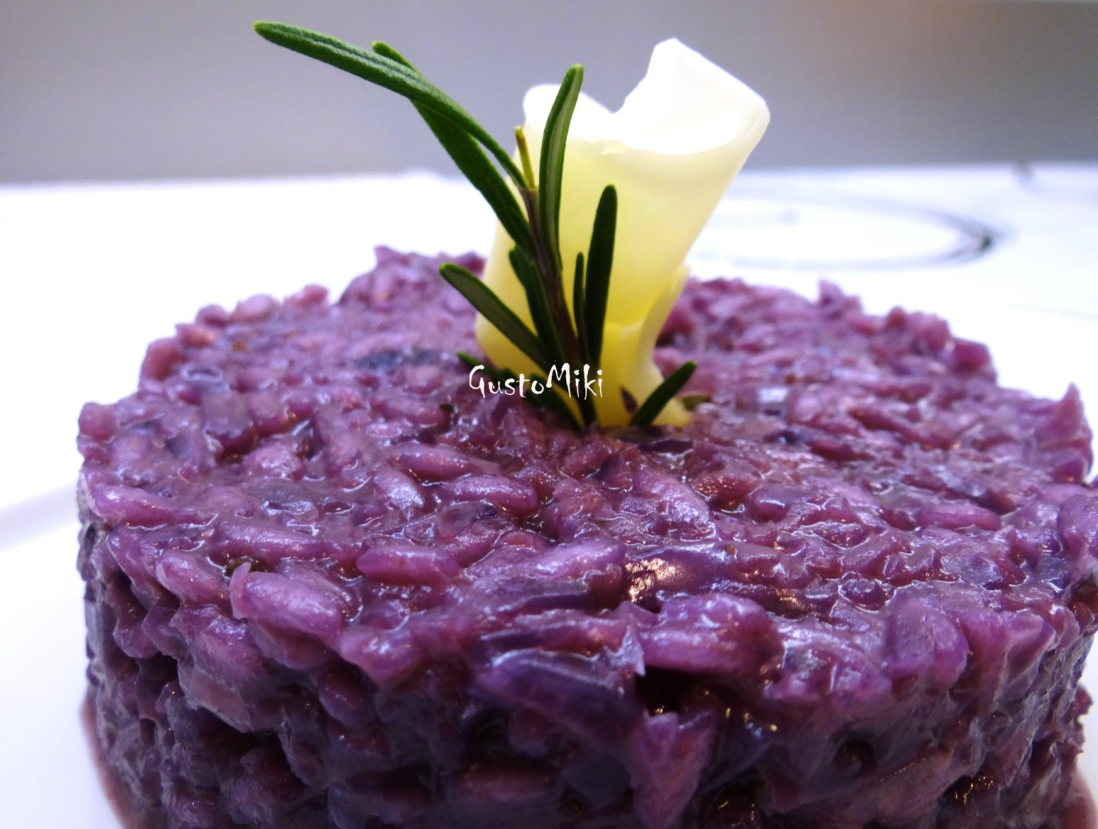 E Per Il Periodo Viola Risotto Al Cavolo Rosso E Scamorza