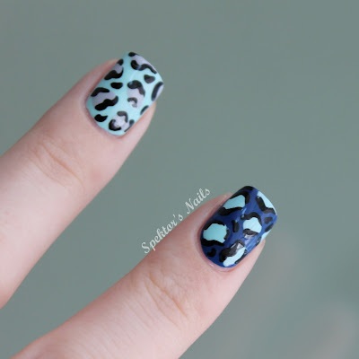 Leopard Skittle Nails Tutorial