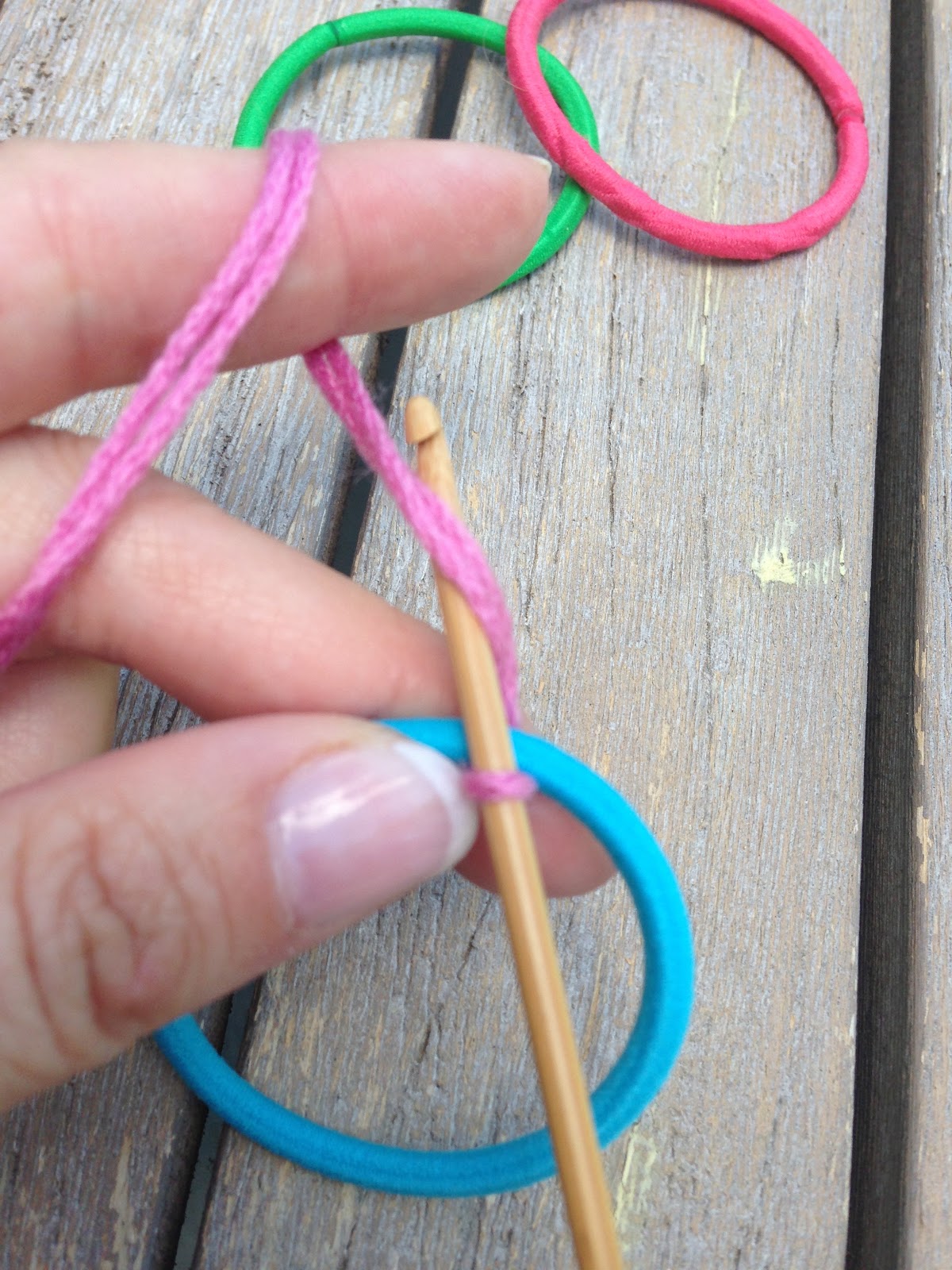 Annoo's Crochet World Easy Ruffled Upcycled Hair Elastic Free Pattern