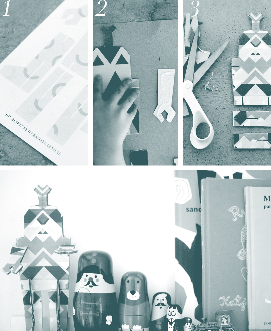 Cardboard Robot Template