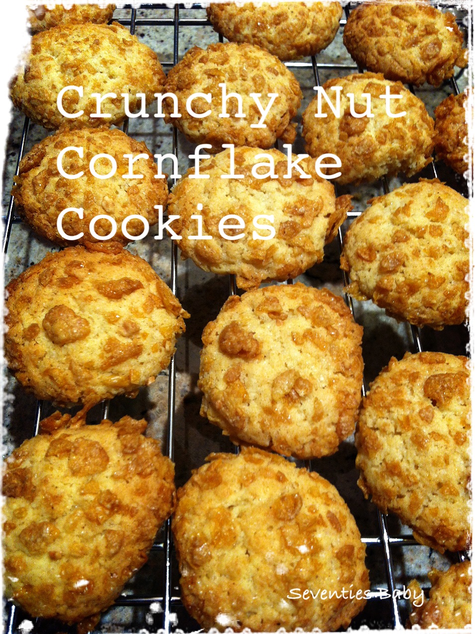 Seventies Baby Crunchy Nut Cornflake Cookies