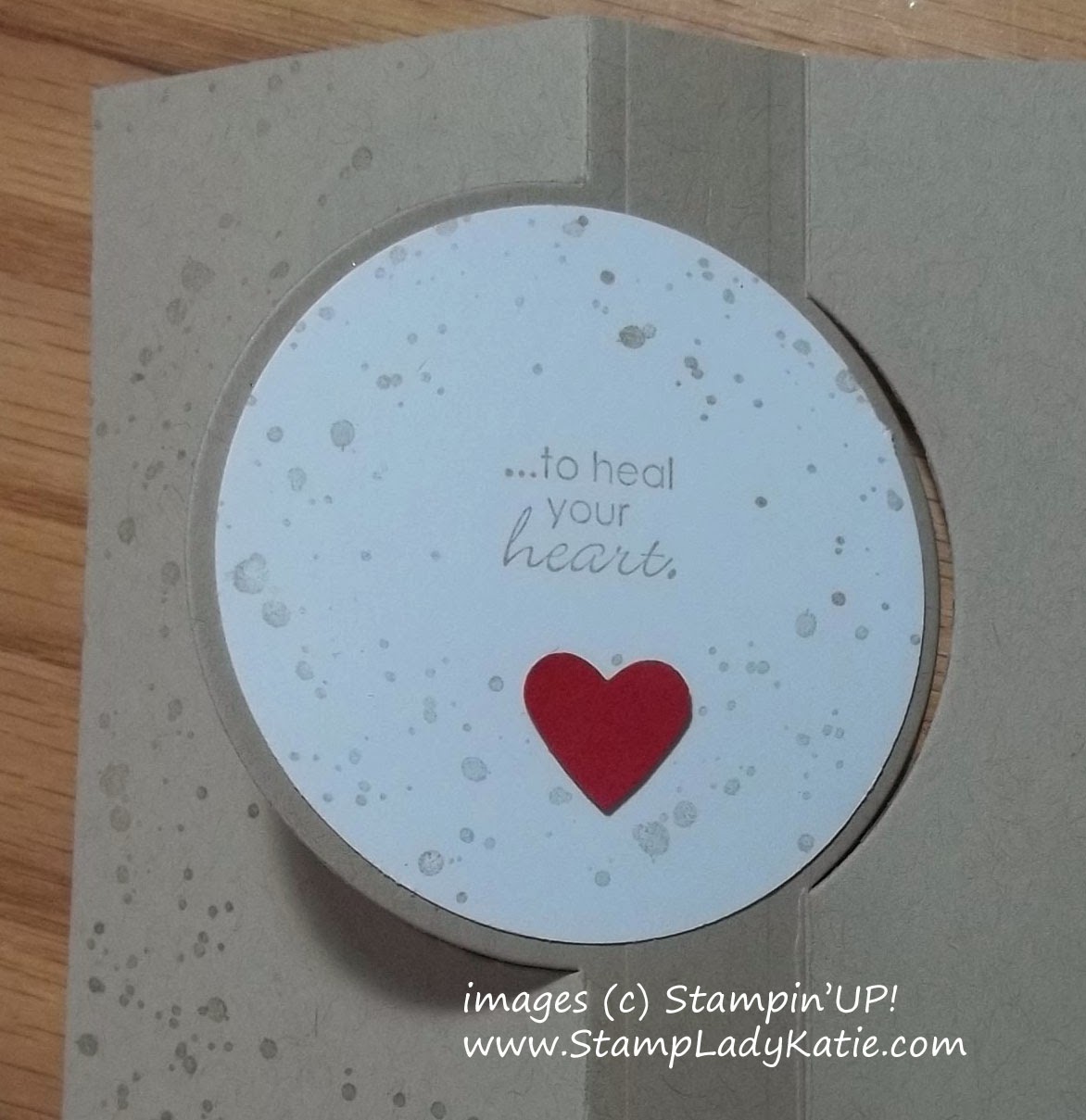 Sympathy card for a lost pet using Stampin'UP!s Circle Thinlit Dies and a punch art paw print.